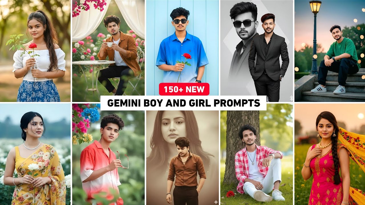 150+ Gemini Boy and Girl AI Photo Editing Prompts