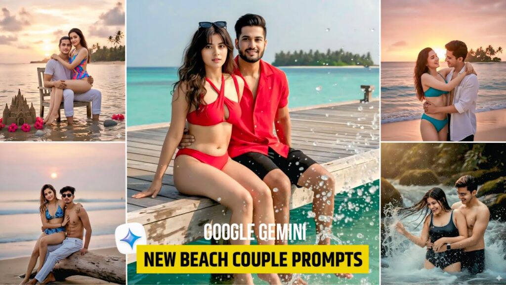 Trending AI Beach Couple Photo Editing Prompts