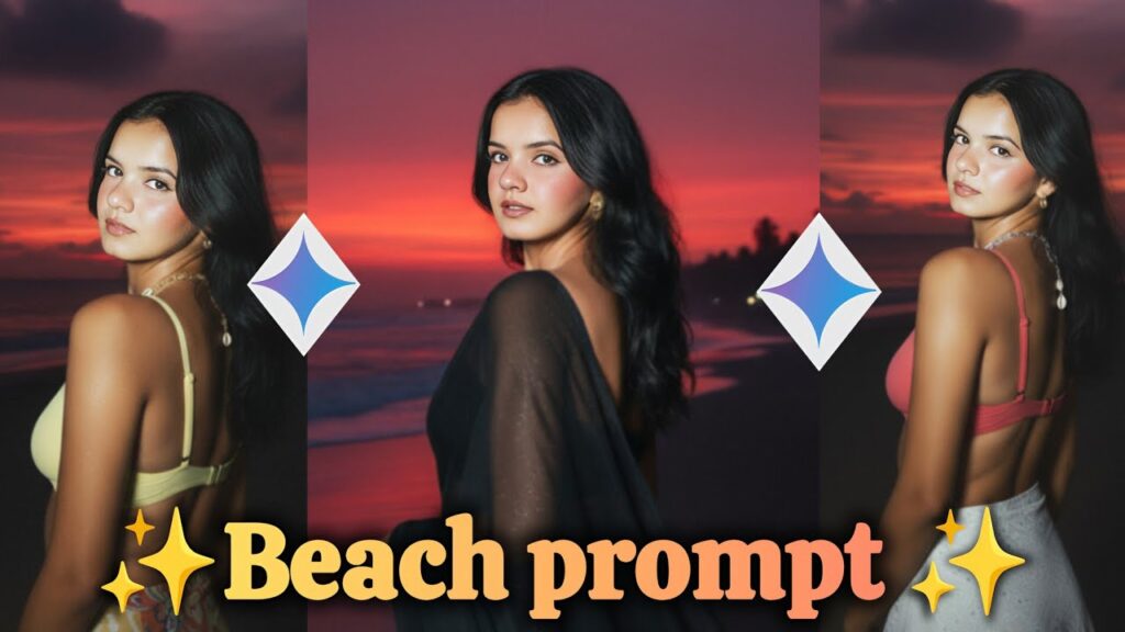 Instagram Trending Beach Gemini Photo Editing