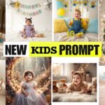 AI New 22 Prompts For Kids / Newborn Photoshoot with Gemini
