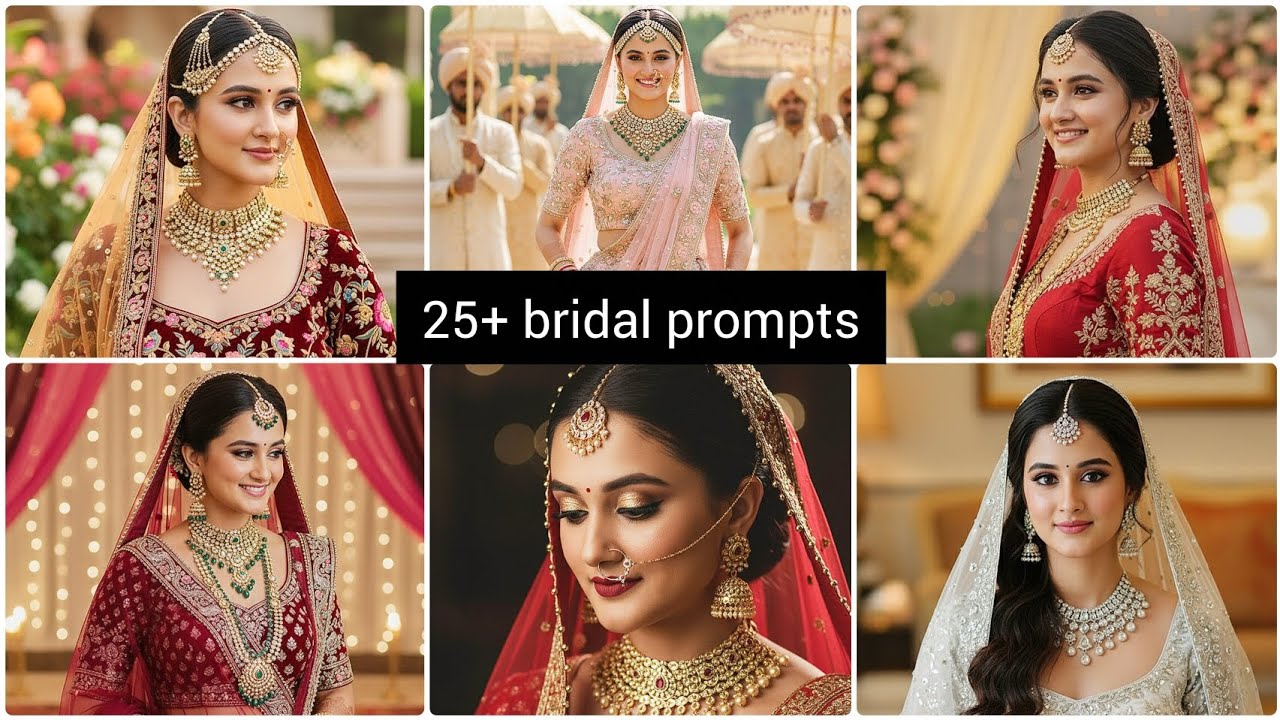 New Trending Bridal Gemini AI Photo Editing Prompts